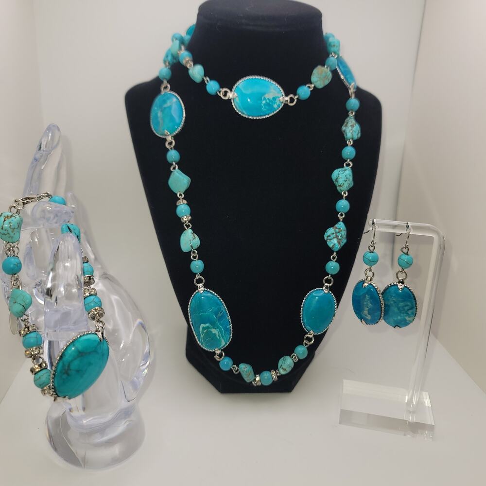 Stauer Colored Turquoise Southwest Jewelry Set